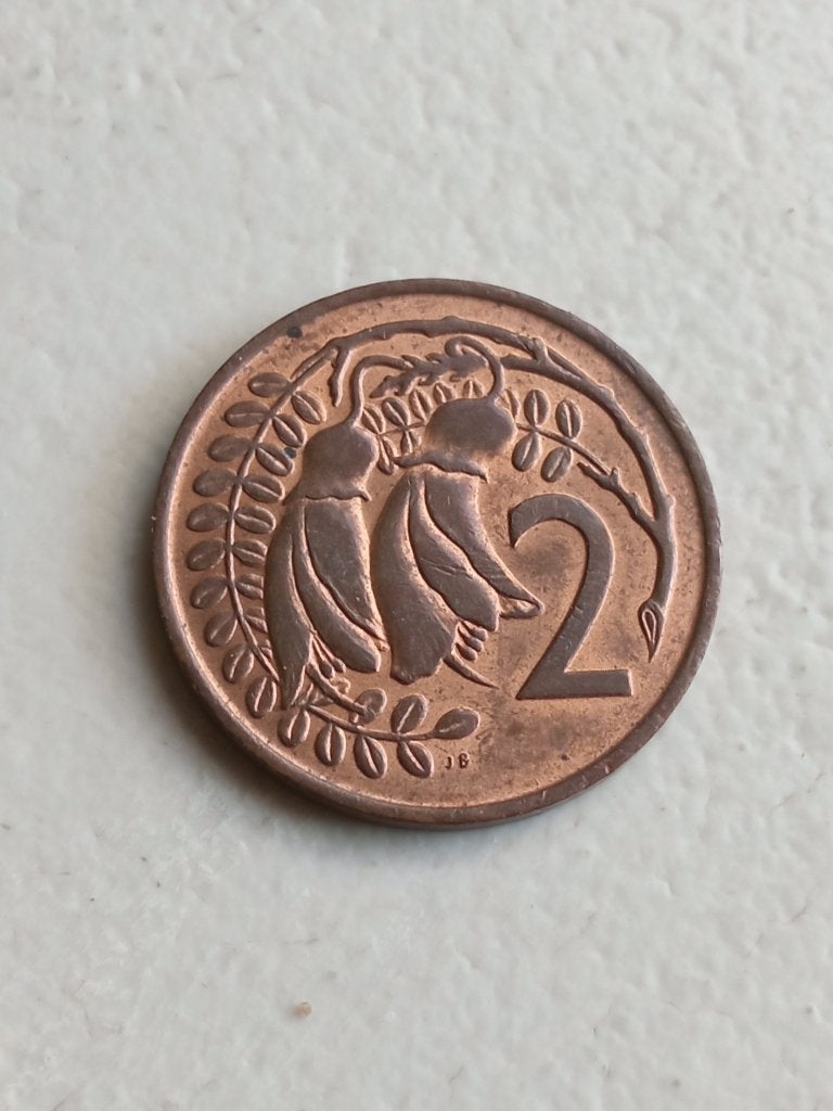 Nieuw Zeeland 2 cent 1975., Postzegels en Munten, Munten | Oceanië, Ophalen of Verzenden, Losse munt
