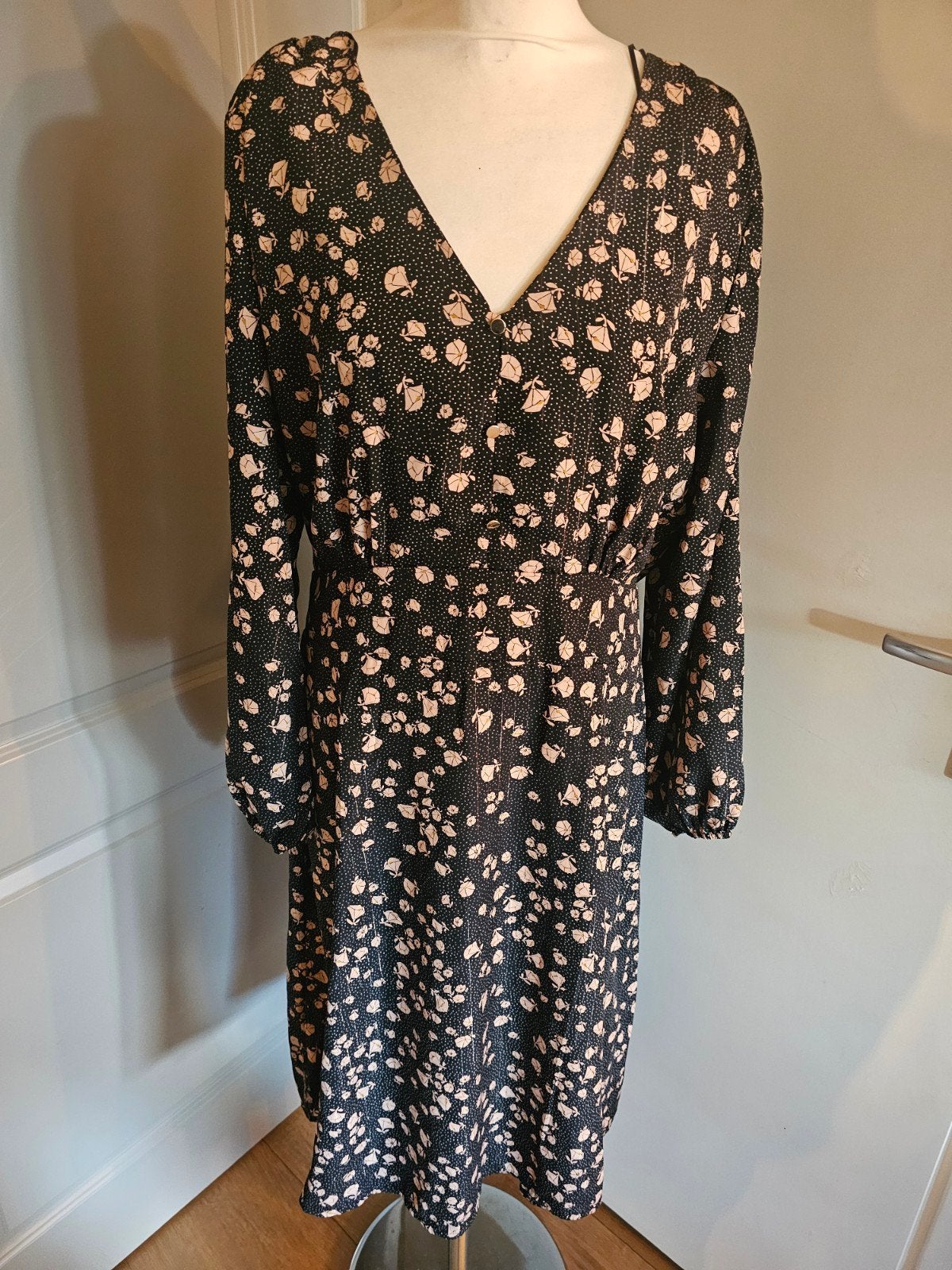Paprika jurk maat 2 L, Kleding | Dames, Ophalen of Verzenden, Zo goed als nieuw, Maat 46/48 (XL) of groter, Onder de knie