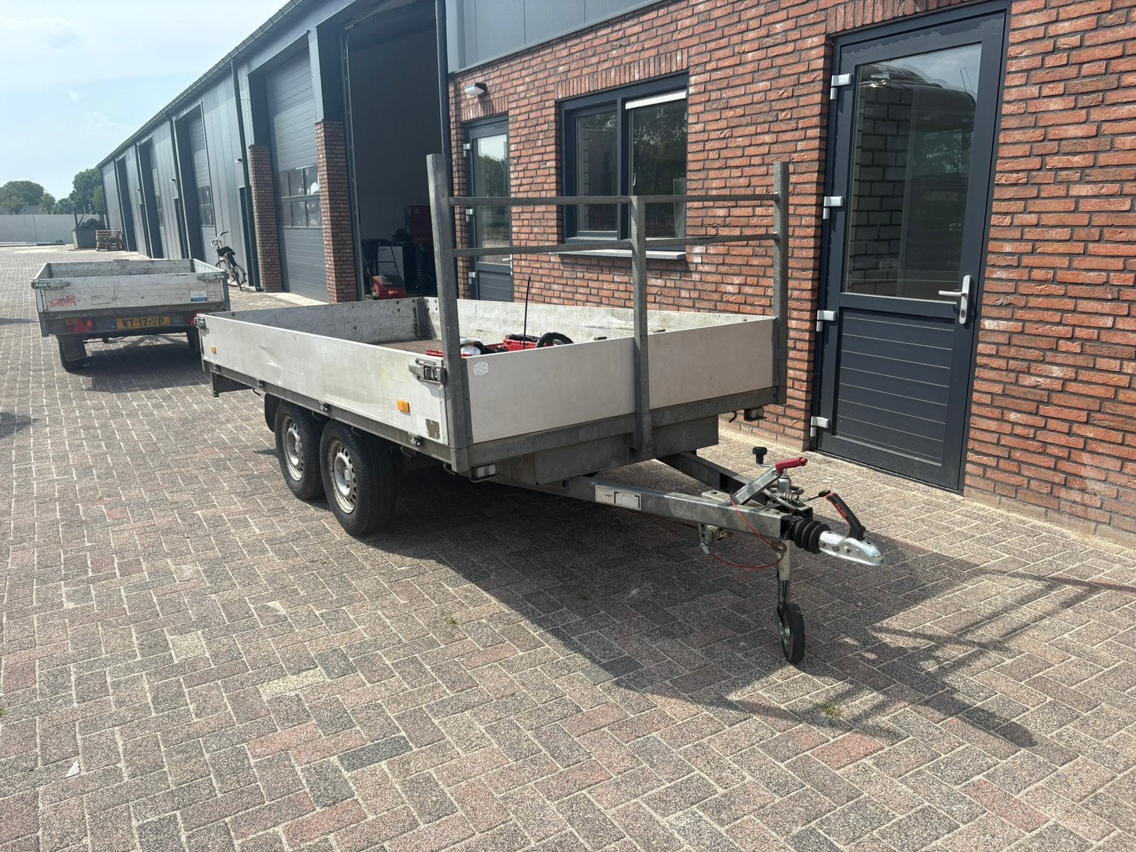 Weijer plateauwagen 350x160 nieuwe banden enz., Ophalen, Gebruikt