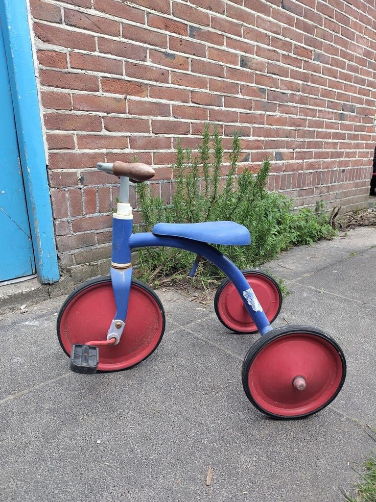 Vintage driewieler - Blauw/Rood, Ophalen, Gebruikt