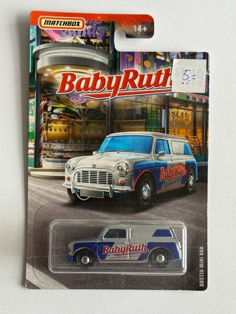Matchbox Austin Mini Van Baby Ruth 1:64, Adres onbekend, Auto, Mail@onbekend.com, Ophalen of Verzenden