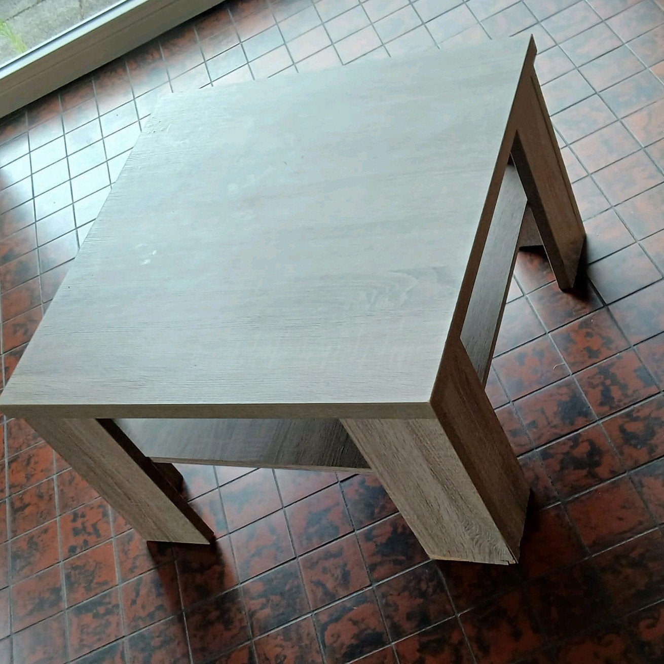 Tafeltje vierkant  80 bij 80 cm, Ophalen, Gebruikt, 75 m² of meer