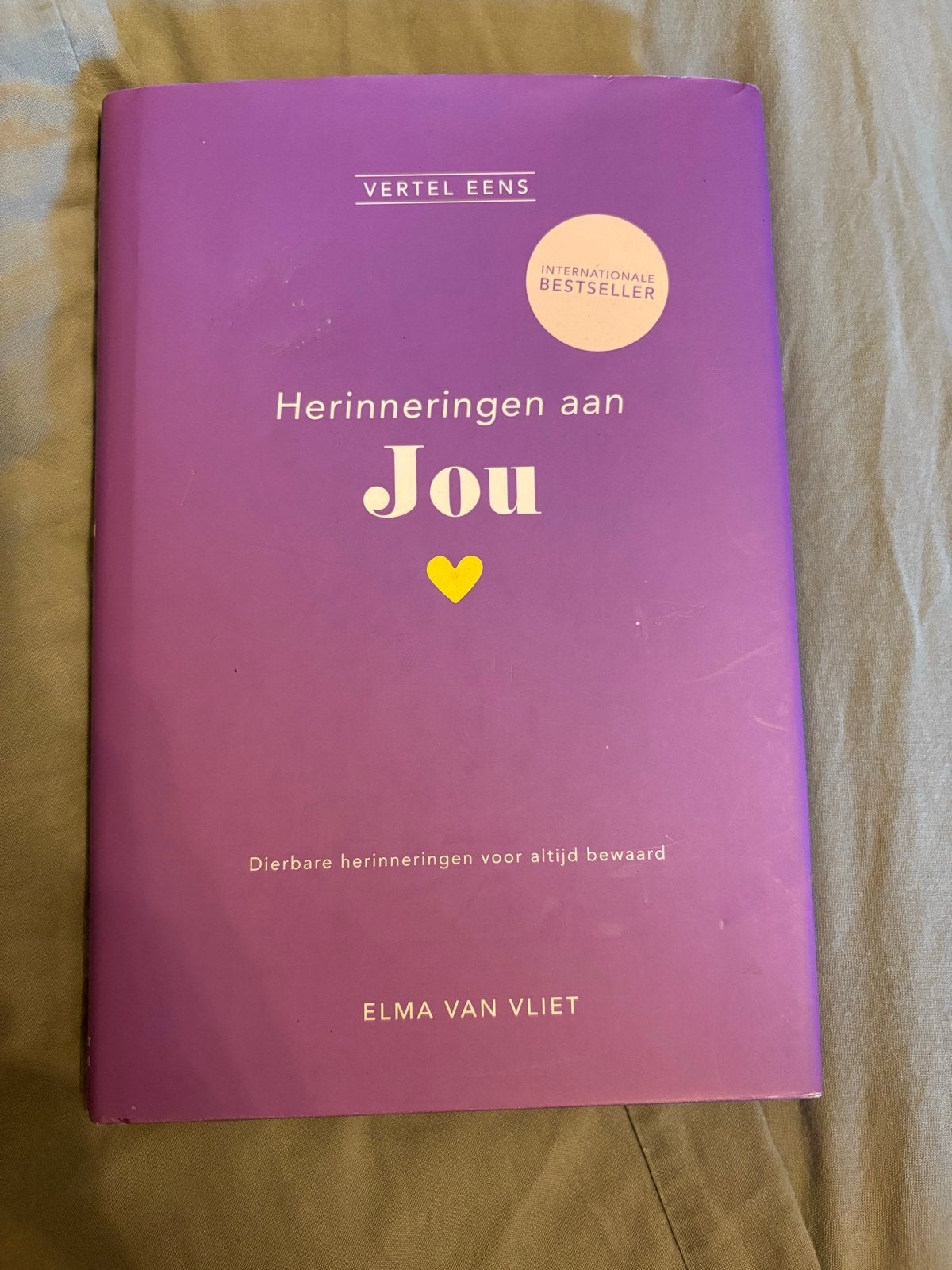 Herinneringen aan Jou - Elma van Vliet (Bewaarboek), Boeken, Ophalen of Verzenden, Nieuw, Overige