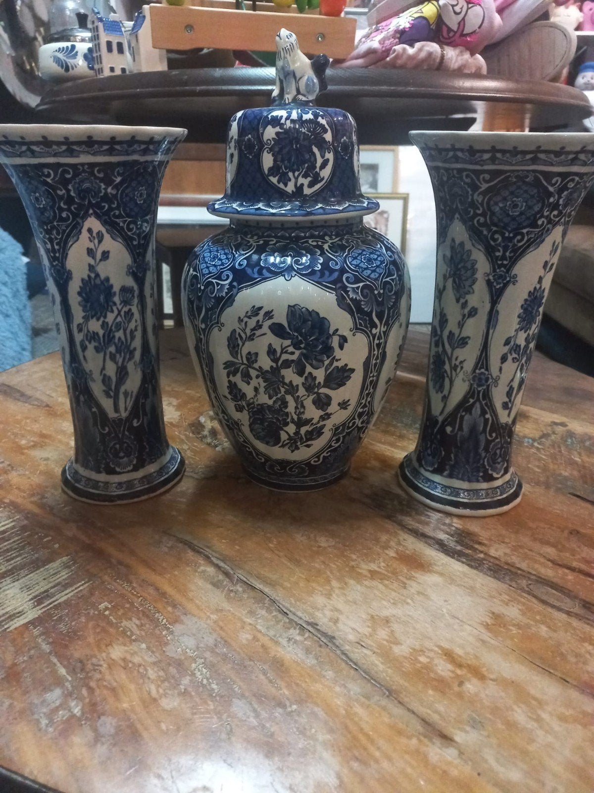 Prachtige Delfts blauwe kaststel van Royal Boch, Ophalen
