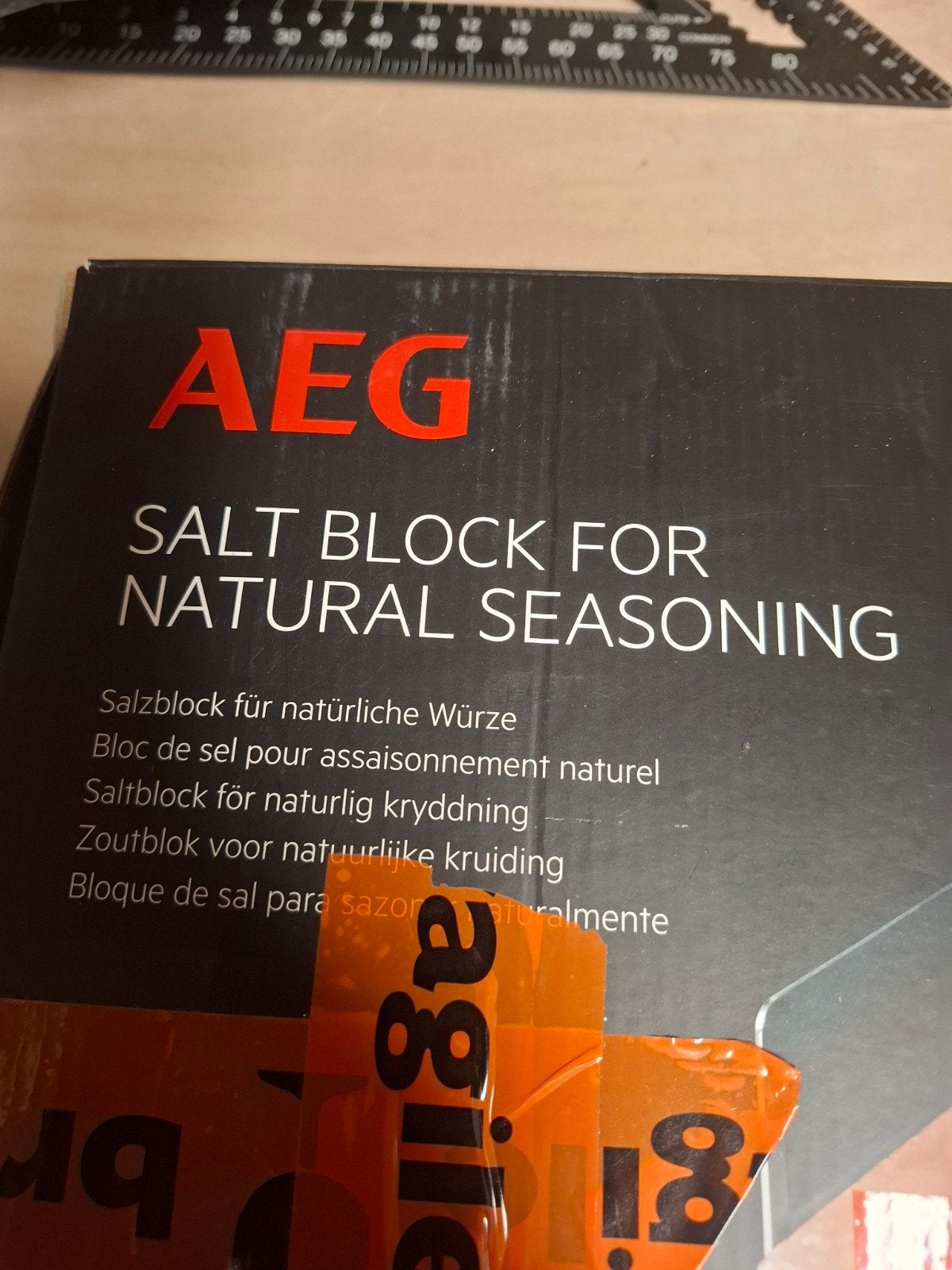 AEG Mastery Collection Zoutblok voor natuurlijke kruiding, Ophalen, Overige typen, Nieuw, Steen/keramiek