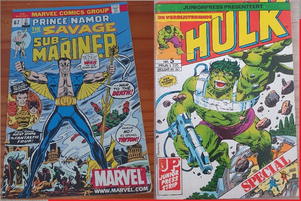 Strip (Prince Namor, the Savage) Sub-Mariner #67 + Hulk Nr 5, Eén comic, Ophalen of Verzenden, Zo goed als nieuw, Amerika