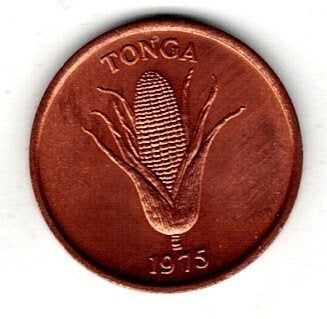 26-1930 Tonga 1 seniti 1975, Ophalen of Verzenden, Losse munt