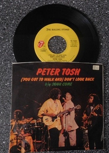 Peter Tosh (& Mick Jagger) - don't look back (vanaf € 2,50), Ophalen of Verzenden, Zo goed als nieuw, 7 inch, Reggae en Ska