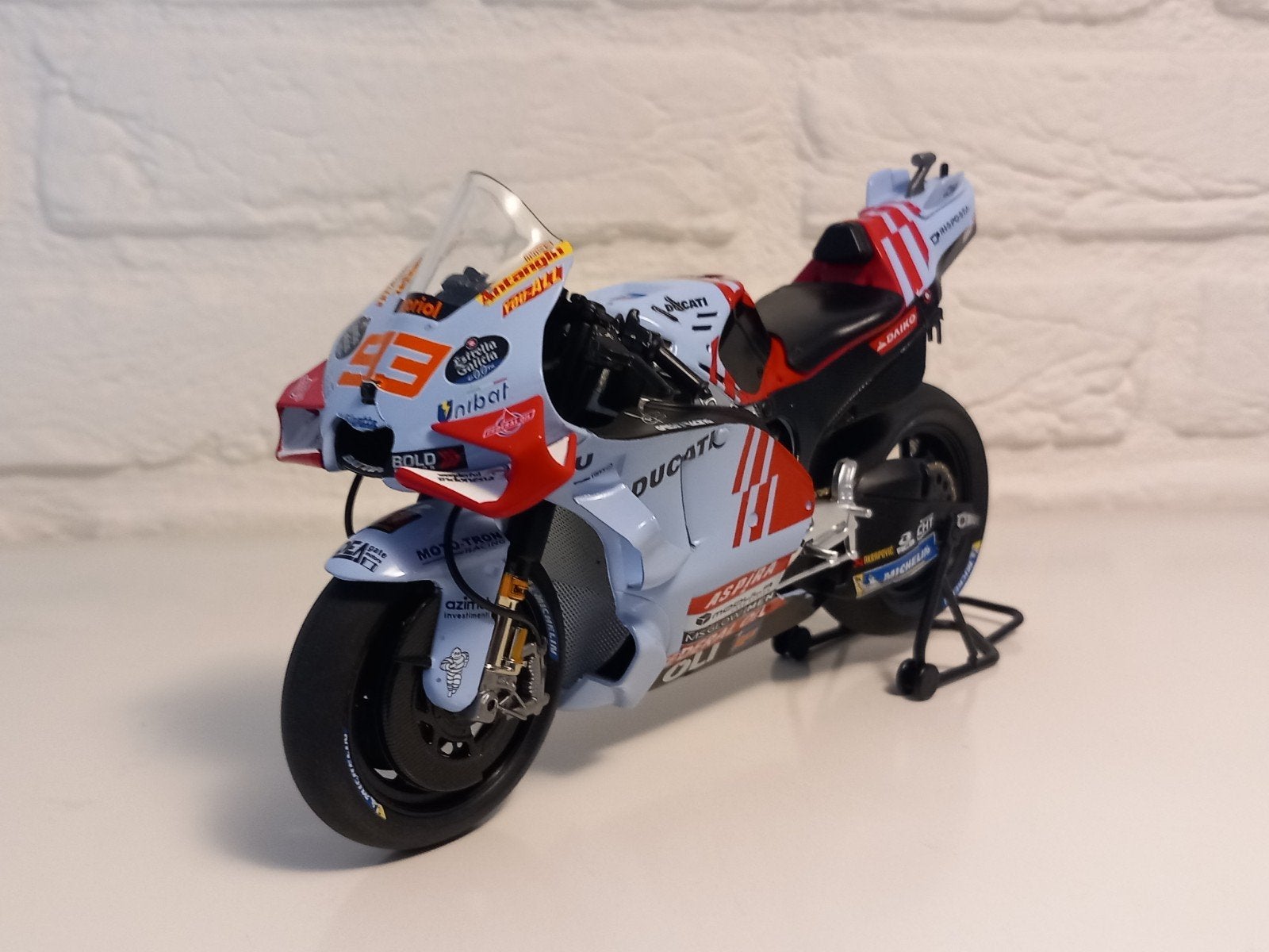 Ducati Desmosedici GP23 #93 Marc Marquez 2024 1/12, Ophalen of Verzenden, Nieuw, 1:9 t/m 1:12, Motor