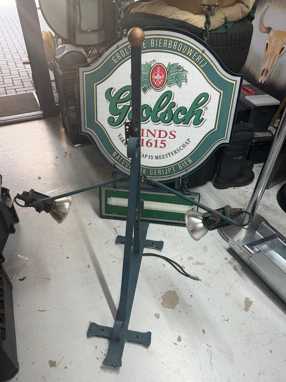 Grolsch Reclamebord met Verlichting - Vintage Brouwerij, Verzamelen, Merken en Reclamevoorwerpen, Ophalen, Gebruikt, Reclamebord