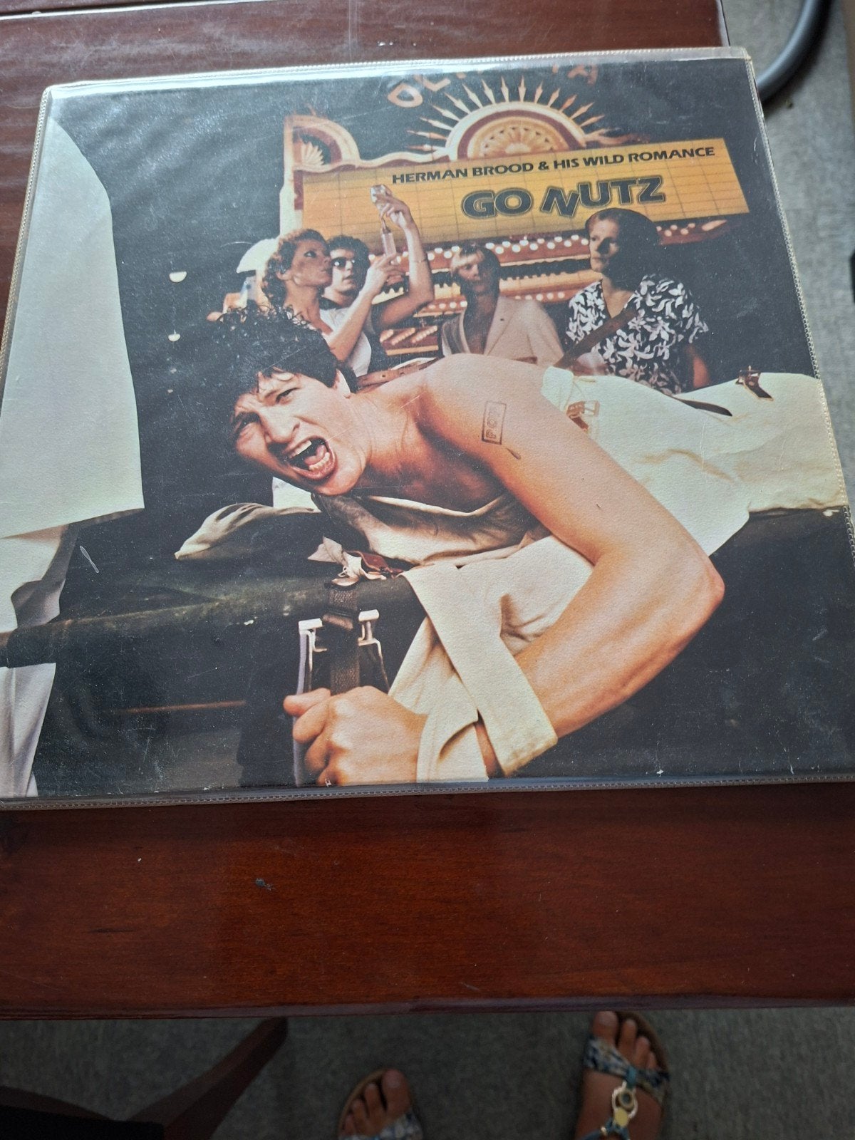 Herman Brood & His Wild Romance - Go Nutz LP, LP, Rock, Gebruikt, Ophalen of Verzenden