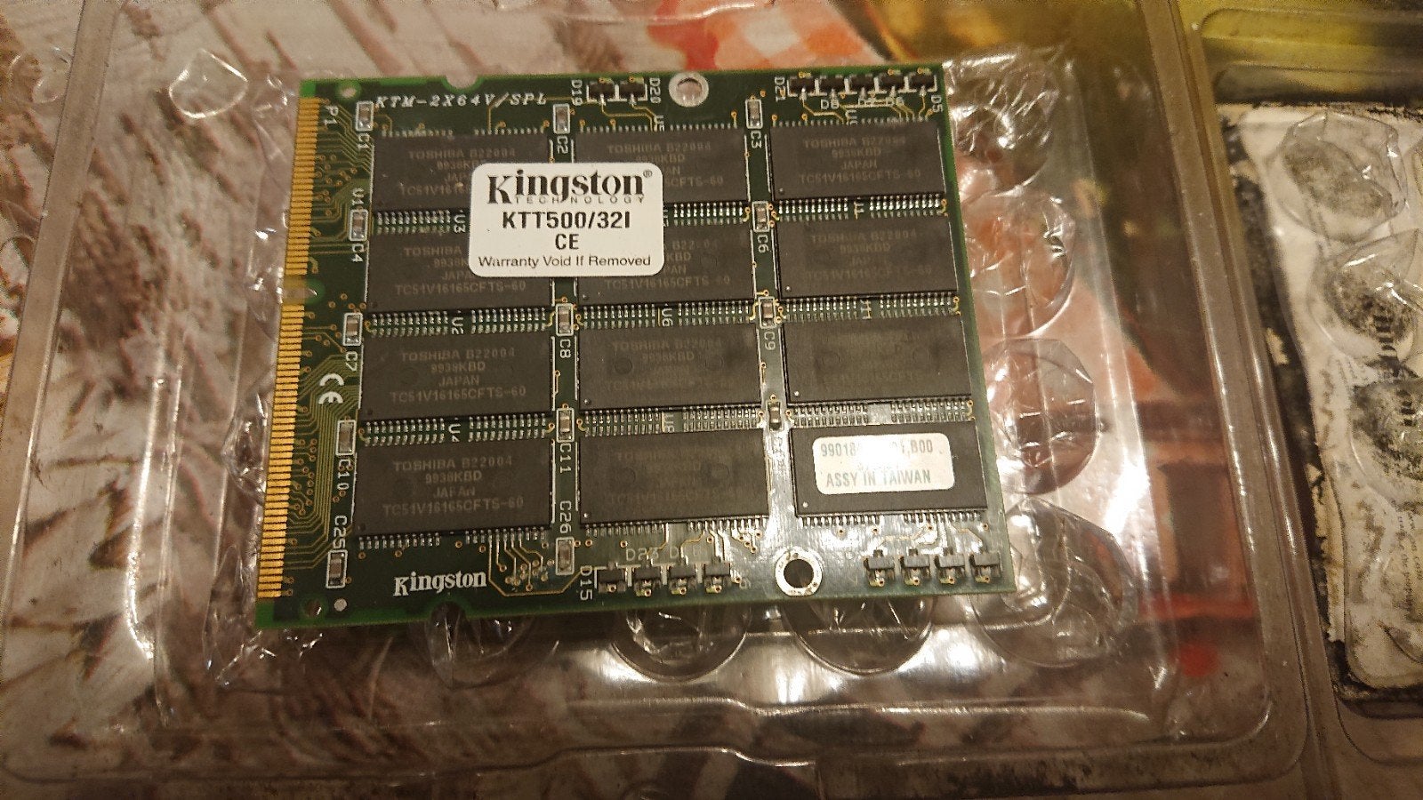 Kingston 32 mb module voor Toshiba Tecra 500, Computers en Software, Vintage Computers, Ophalen of Verzenden, Kingston