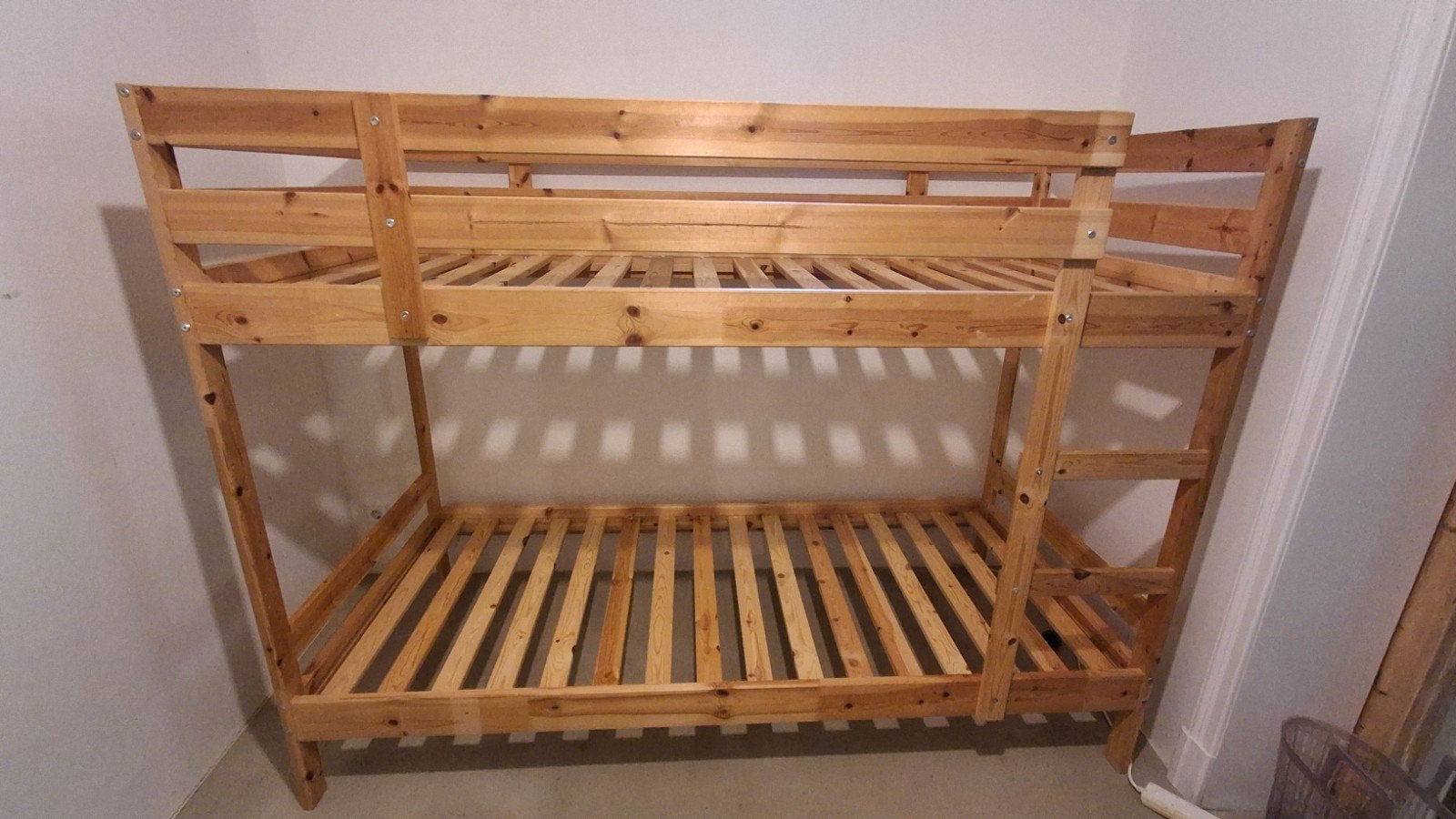 IKEA MYDAL Stapelbed - Massief grenen, Ophalen, Gebruikt, 90 cm, 160 tot 180 cm