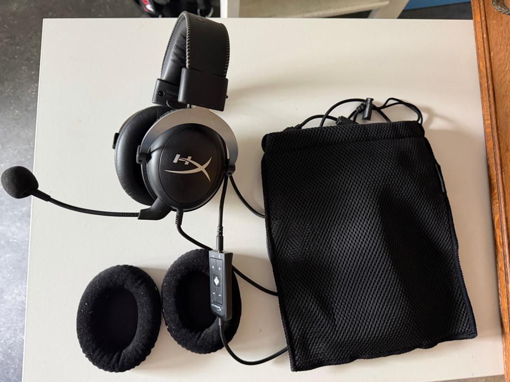 HyperX Cloud II Gaming Headset - Gun Metal (Volledige set), Computers en Software, Headsets, Ophalen of Verzenden, Gaming headset