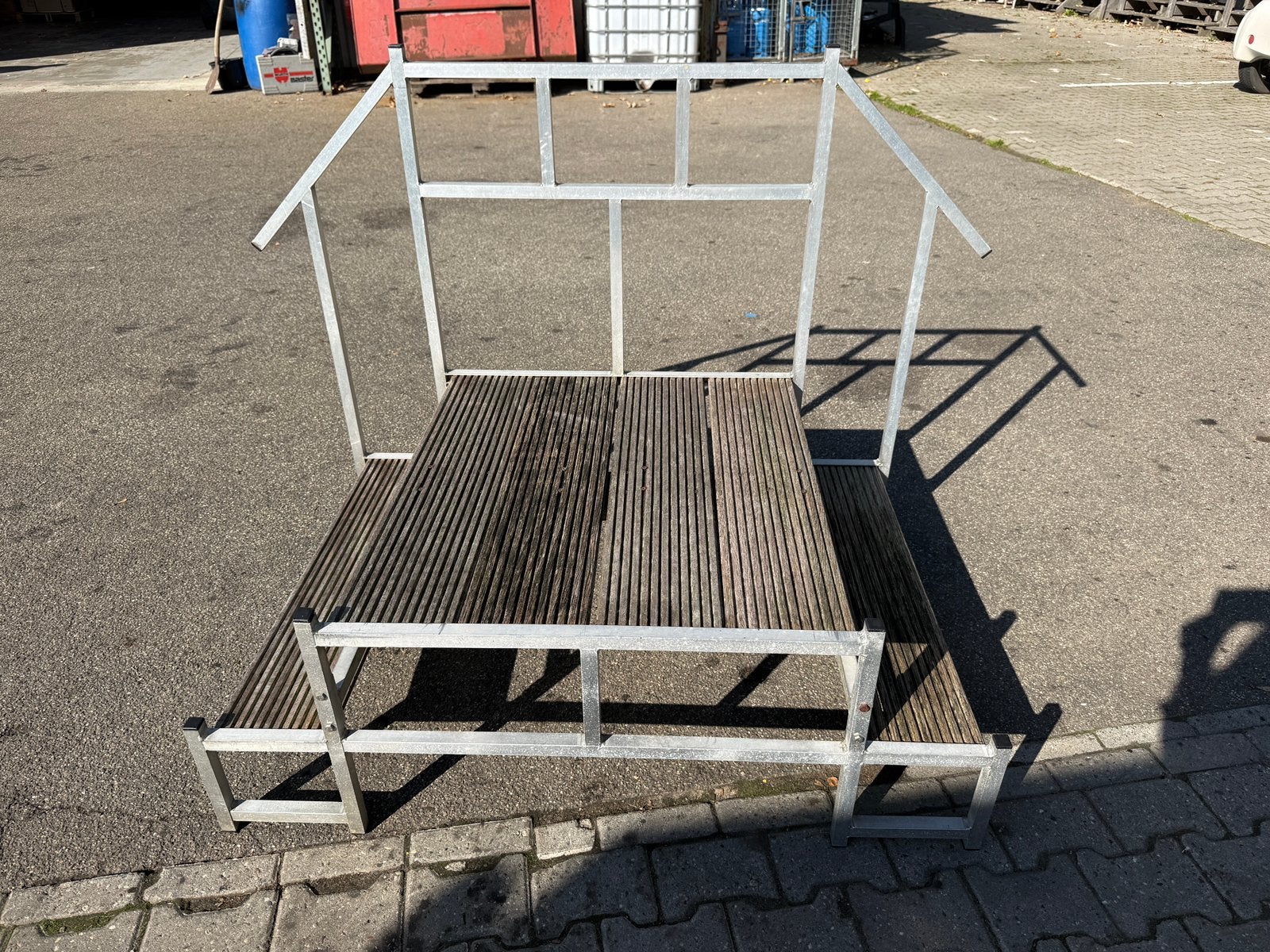 Aluminium trapje, Caravans en Kamperen, Ophalen, Gebruikt