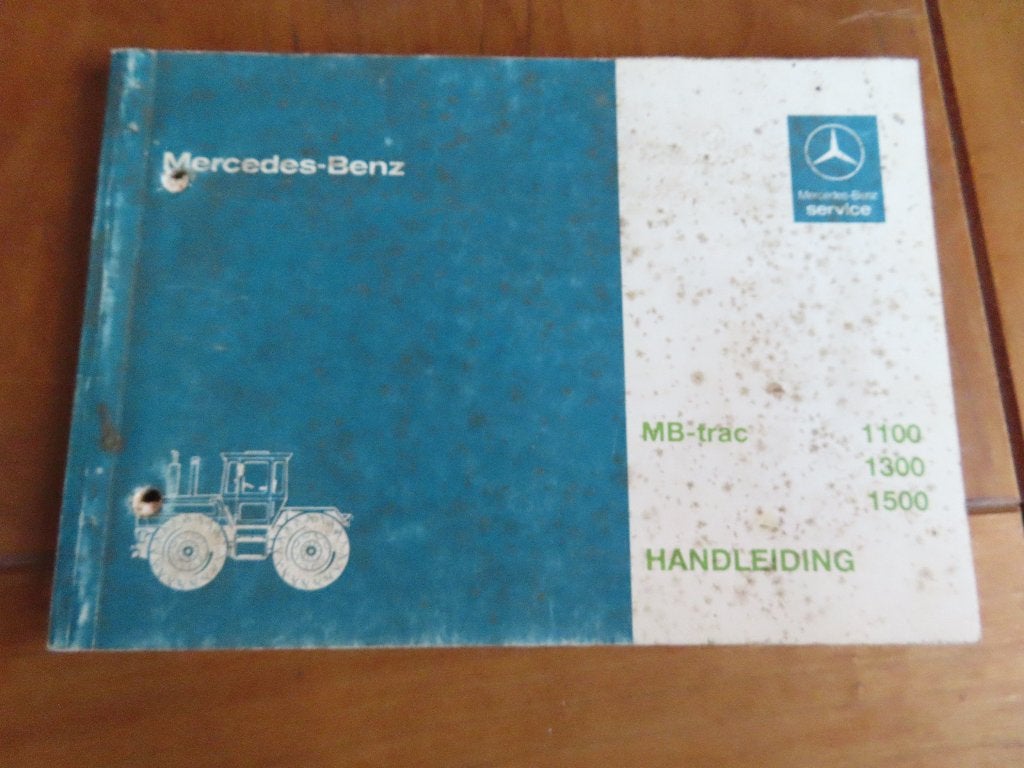 NL instructieboek Mercedes MB Trac 443 1100, 1300, 1500 1985, Ophalen of Verzenden