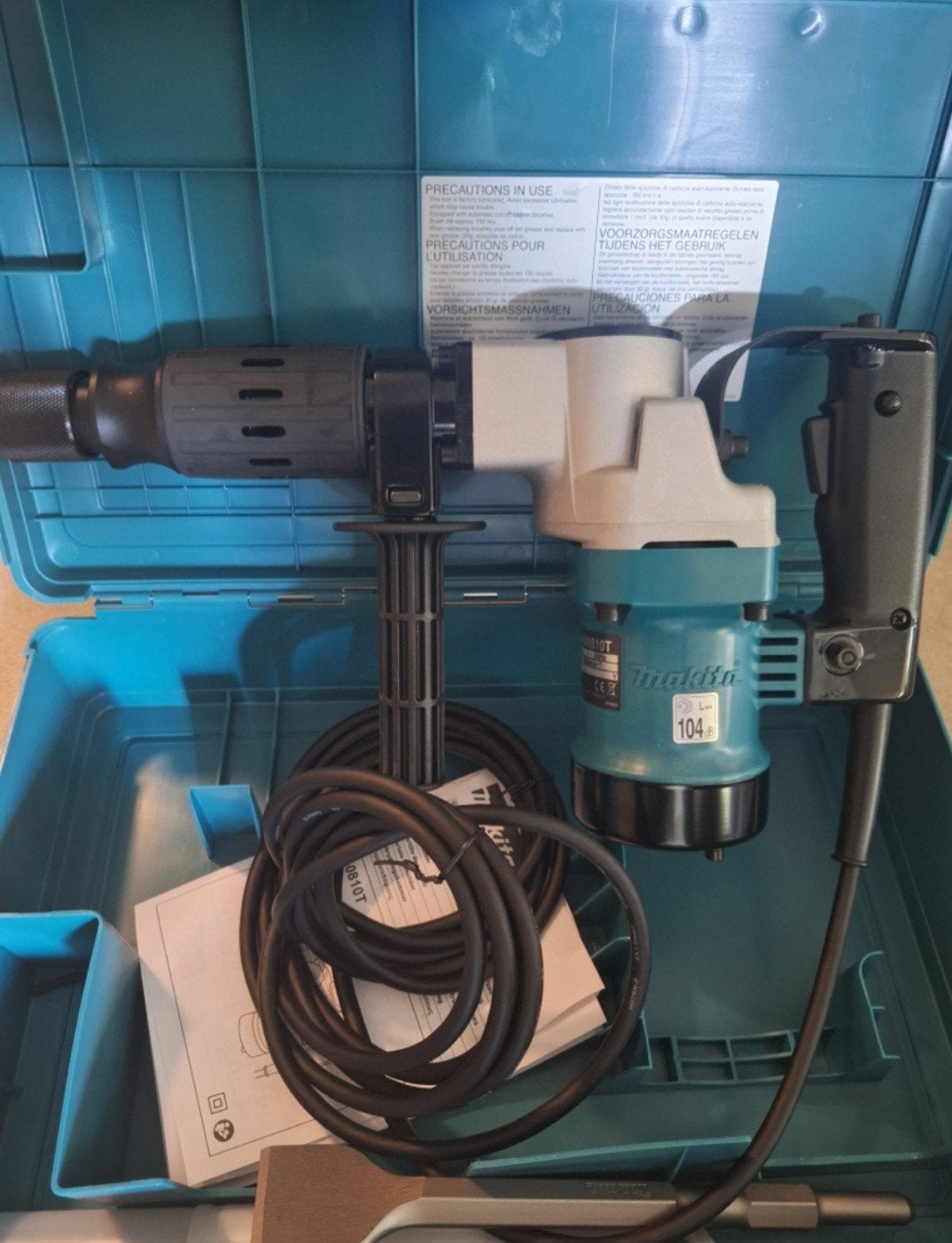 Makita hakhamer hm0810t, Doe-het-zelf en Verbouw, Gereedschap | Boormachines, Ophalen of Verzenden, Nieuw, Boor- en/of Breekhamer