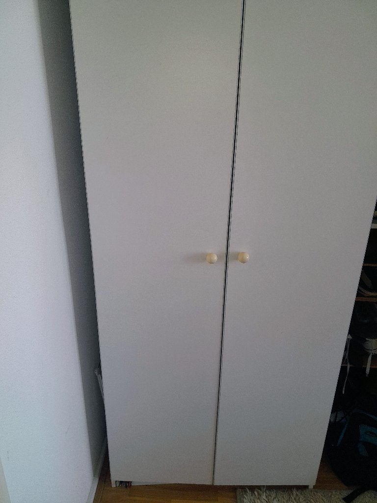 GRATIS witte KLEDINGKAST ophalen. ZELF sjouwen van 4 hoog!, Ophalen, Gebruikt, 200 cm of meer, Degelijk