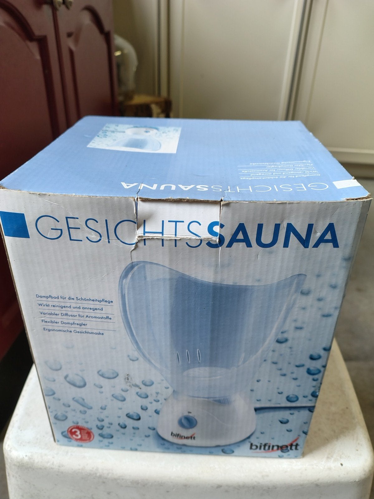 Bifinett Gezichtssauna, Witgoed en Apparatuur, Ophalen of Verzenden, Zo goed als nieuw, Overige typen