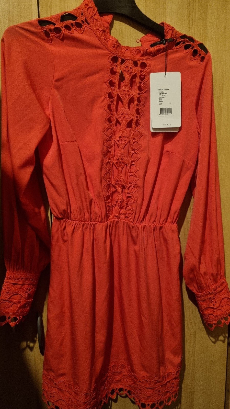 Nikkie Baise Jurk - Nieuw met kaartjes, Nieuw, Oranje, Ophalen of Verzenden, Nikkie
