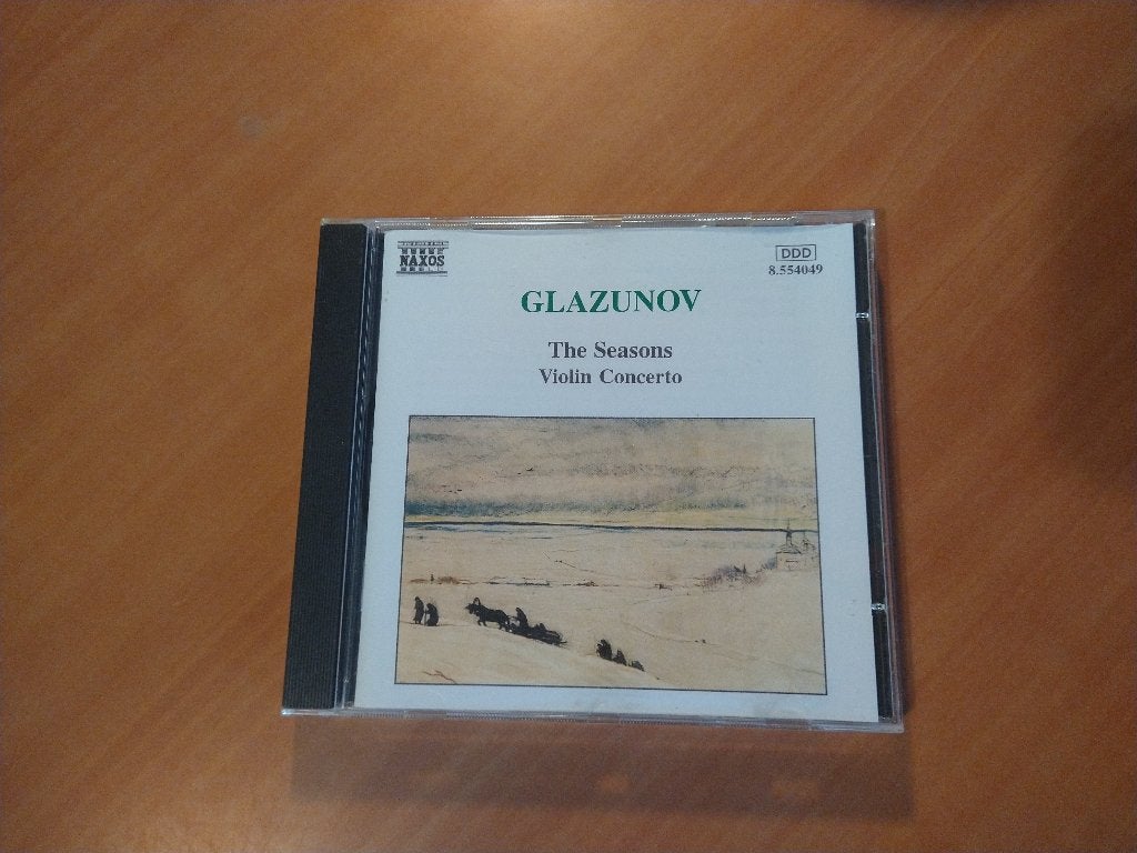 CD Glazunov. The Seasons. Violin Concerto, Ophalen of Verzenden, Classicisme, Zo goed als nieuw, Kamermuziek