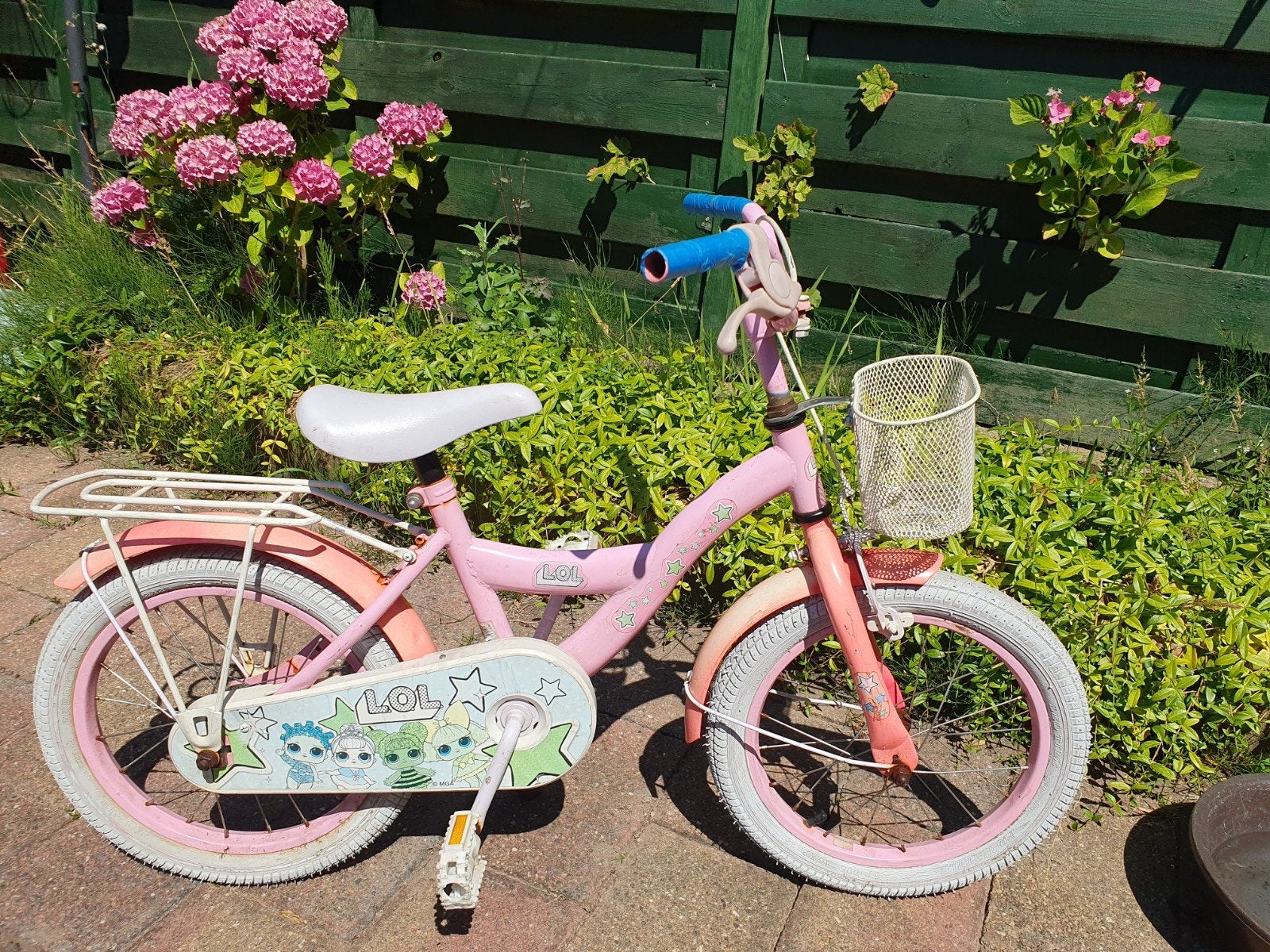LOL meisjesfiets 16 inch, Fietsen en Brommers, Fietsen | Meisjes, Ophalen, Gebruikt, 16 inch
