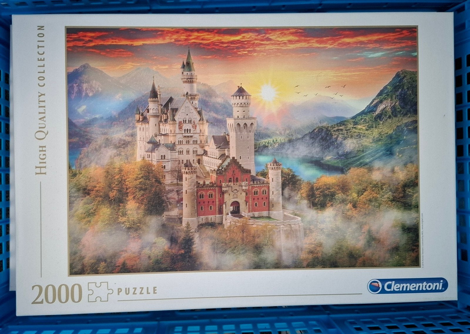 Clementoni Legpuzzel Kasteel Neuschwanstein 2000 stukjes, Ophalen, Meer dan 50 stukjes, Zo goed als nieuw, 6 jaar of ouder