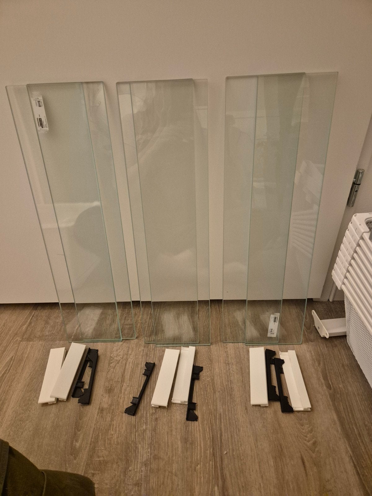 IKEA Maximera glas voor keukenlades 60 cm diep (3x), Ophalen