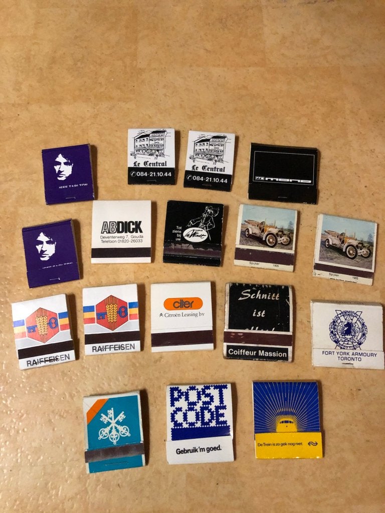 lucifer boekjes doosjes, diverse promo items, Verzamelen, Ophalen, Nieuw, Luciferdoosjes of -merken