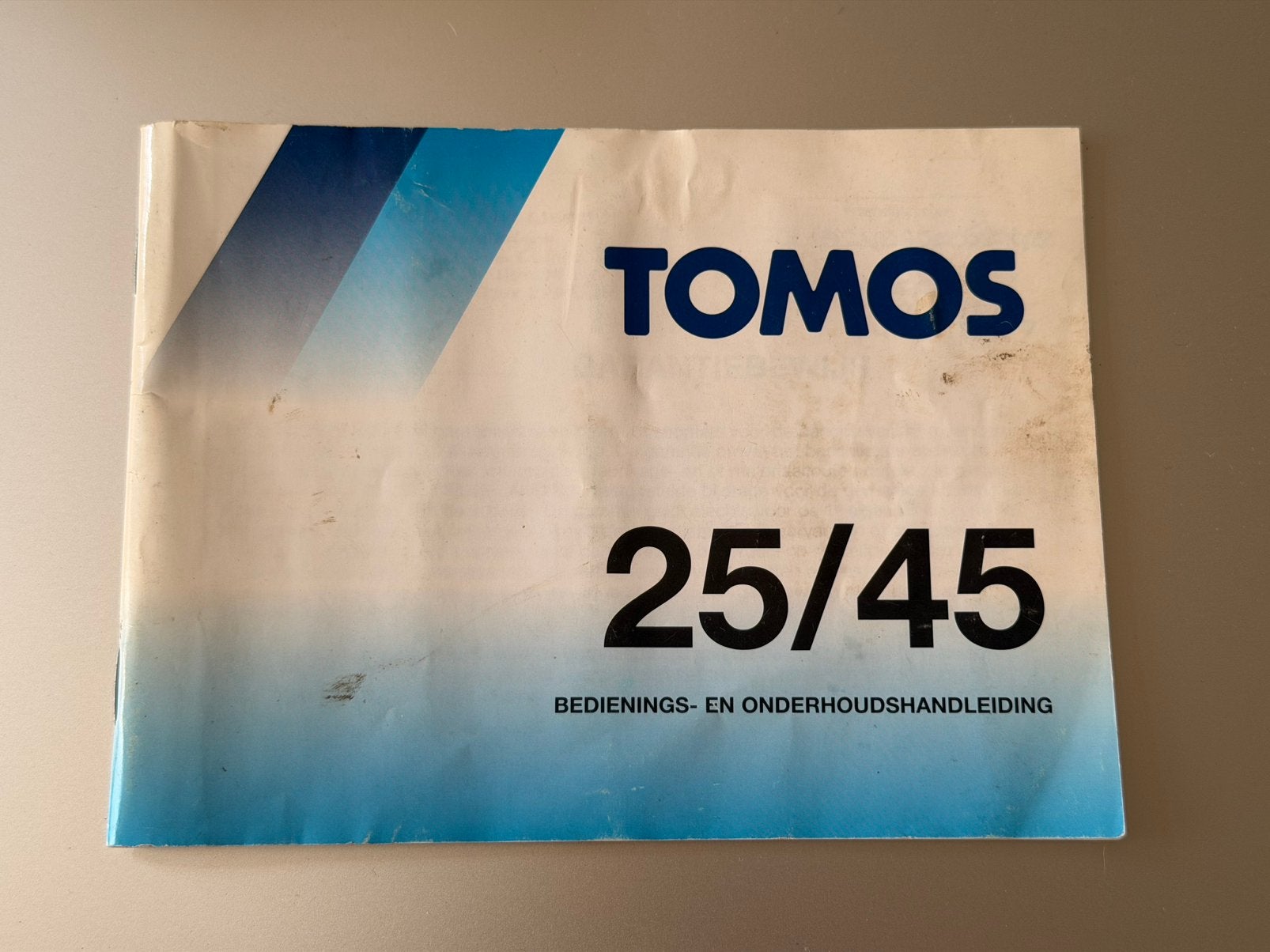 Tomos Brommer 25/45 Bedienings- en Onderhouds handleiding, Ophalen of Verzenden, Gebruikt, Overige modellen