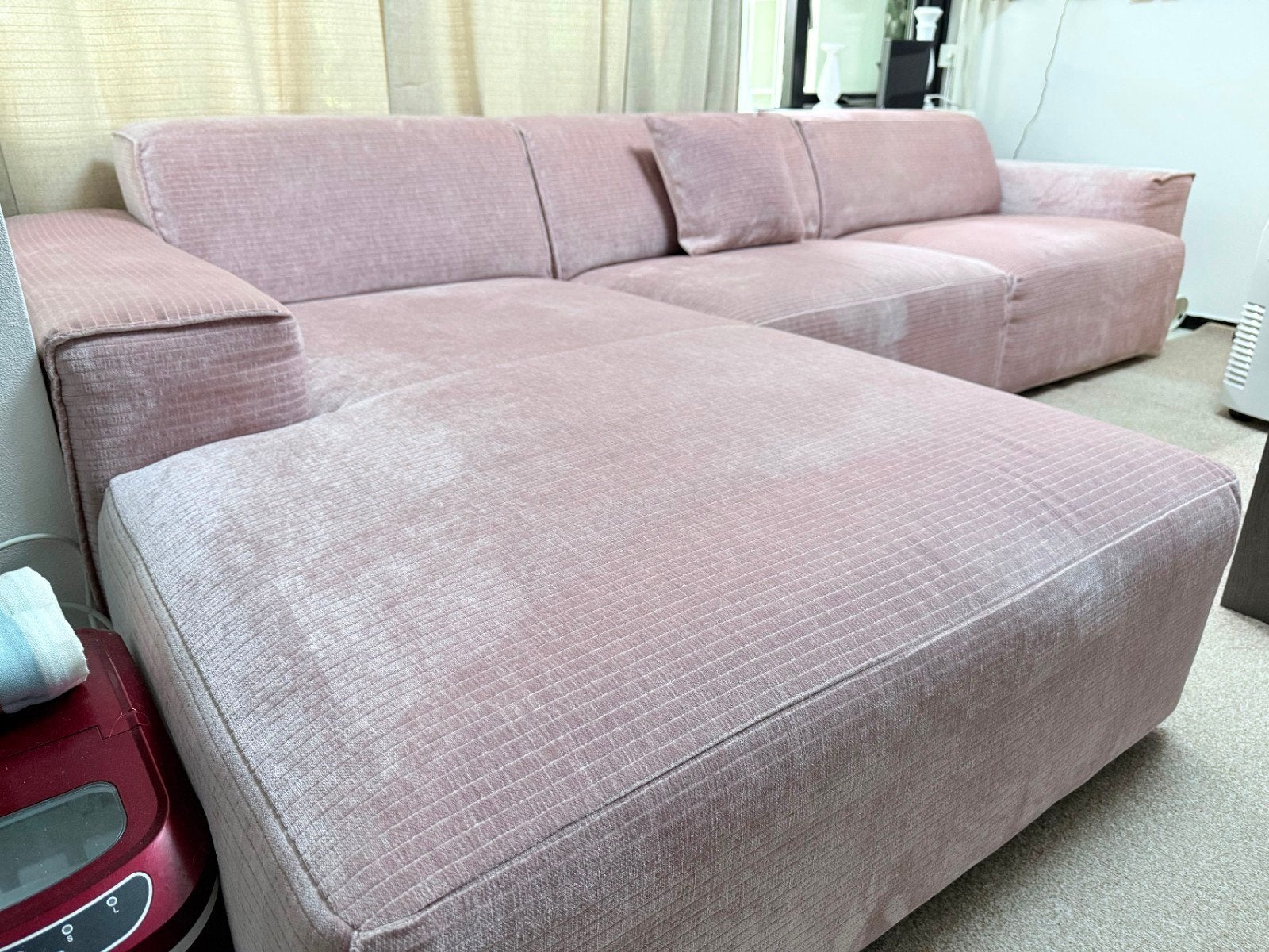 Montel noxx bankstel/4 persoons of meer, Ophalen, Modern, Comfortabel, Gebruikt, 300 cm of meer