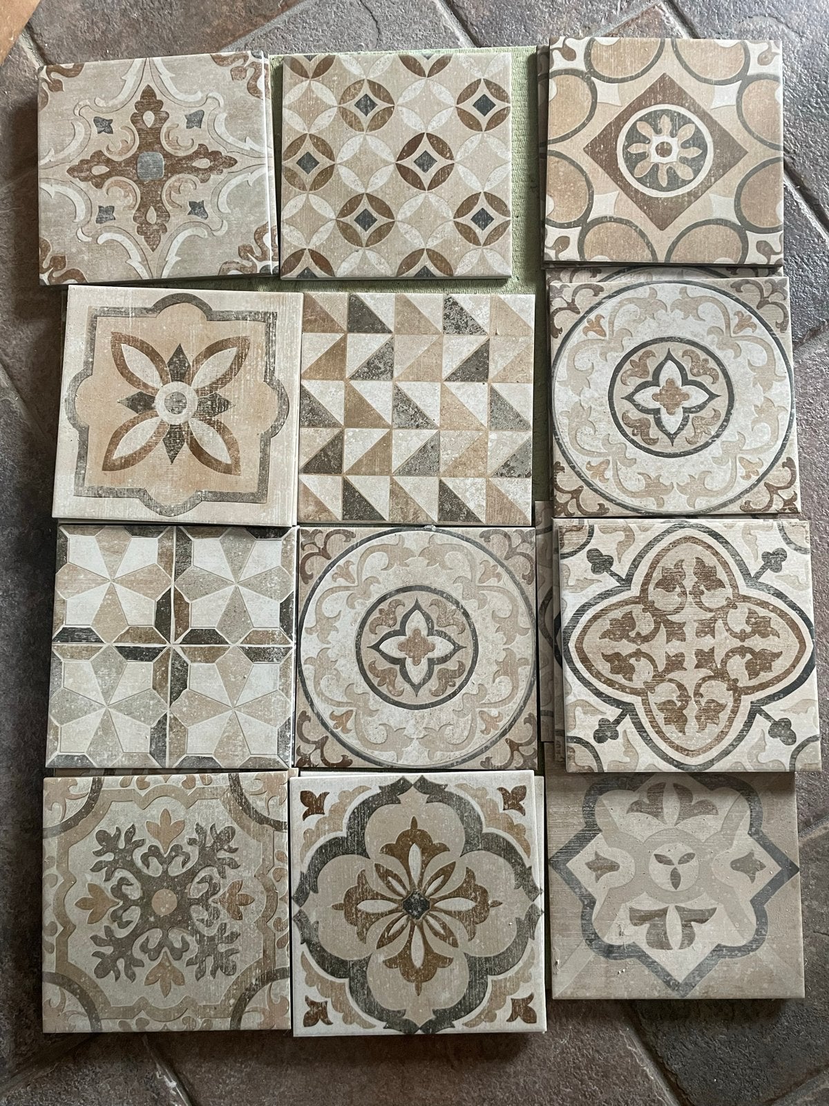 82 stuks Marsilya Beige tegels (20x20 cm) - Vloer & Wand, Ophalen, Keramiek, Nieuw, 20 tot 40 cm