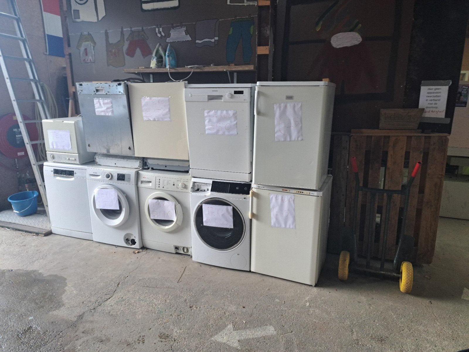 Diverse wasmachines en vaatwassers (inbouw & vrijstaand), Witgoed en Apparatuur, Wasmachines, Ophalen, Minder dan 85 cm, Zo goed als nieuw