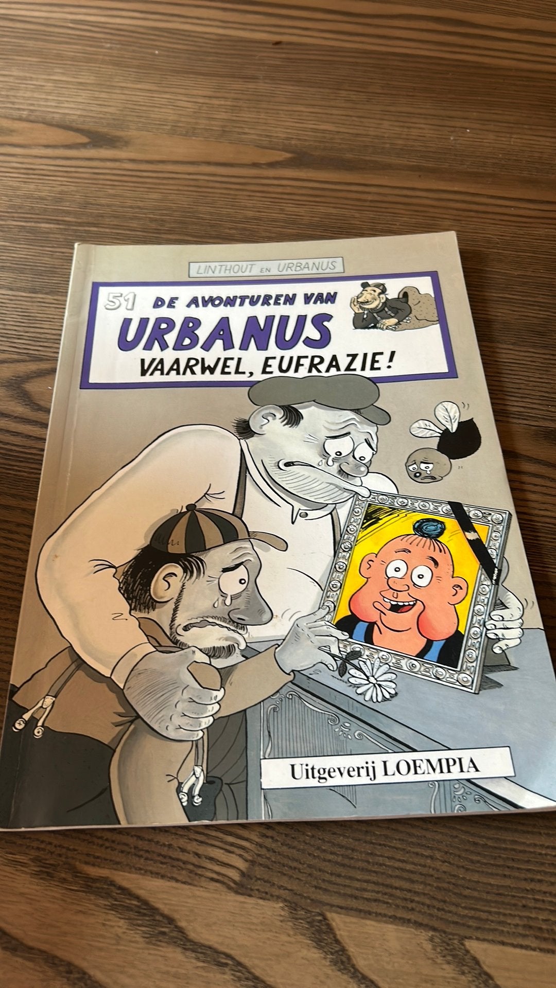 51 urbanus vaarwel, eufrazie! Linthout en urbanus, Eén comic, Ophalen of Verzenden, Zo goed als nieuw, Europa