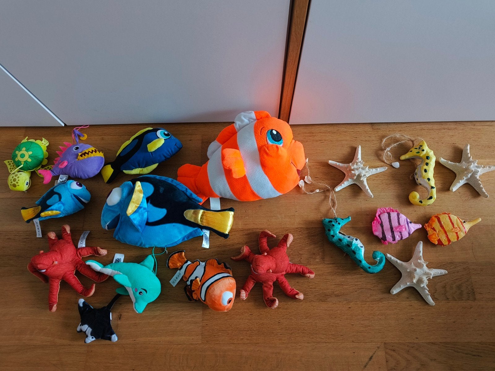 Diverse decoratie/knuffels voor zee-/strand kamer, Ophalen, Zo goed als nieuw, Overige typen