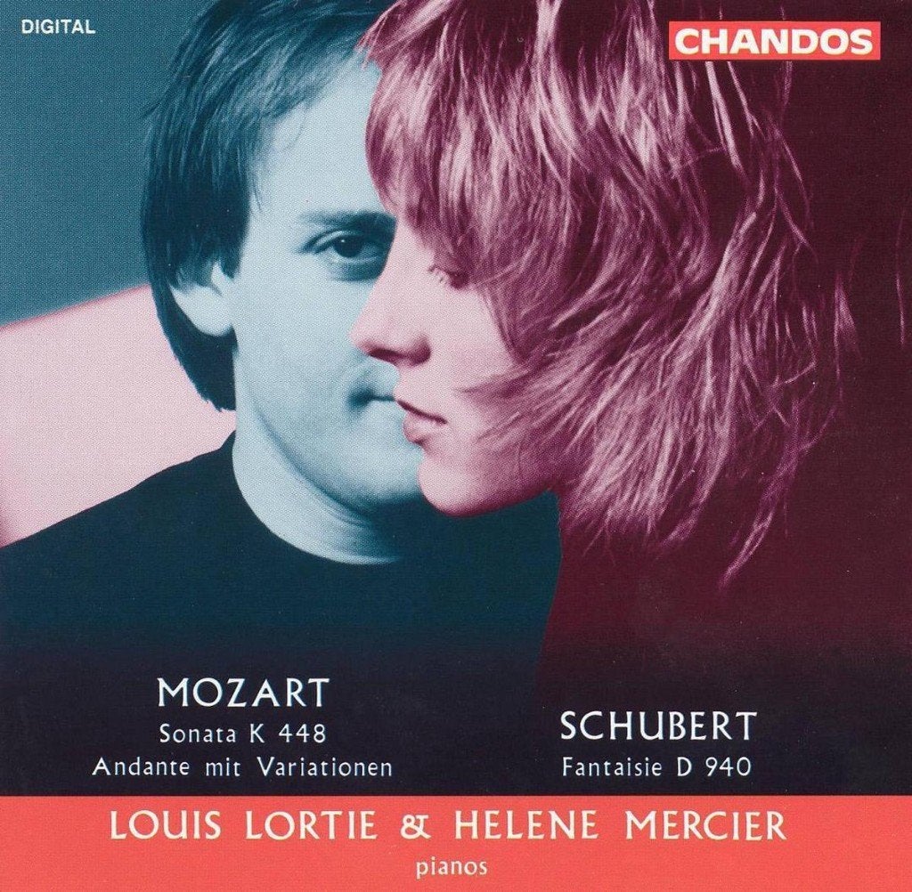 Mozart K. 448 & 501-Schubert D 940 / Lortie & Mercier (1993), Kamermuziek, Verzenden, Mozart, Zo goed als nieuw