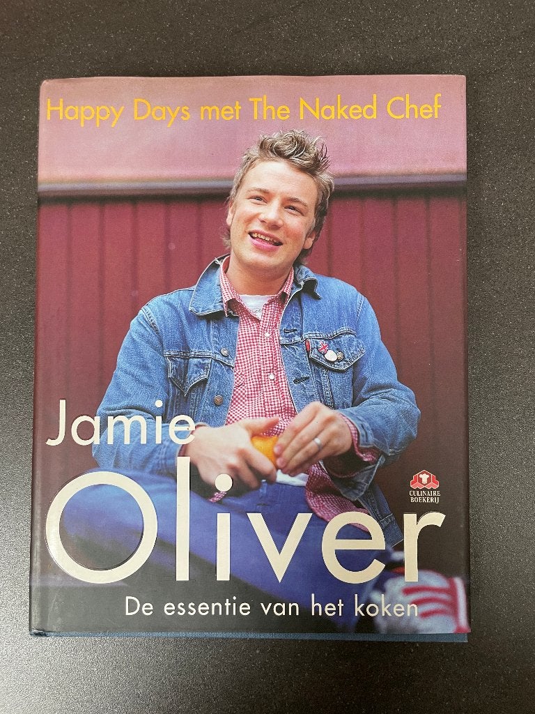 Kookboek Jamie Oliver Happy Days met de Naked chef, Boeken, Ophalen of Verzenden, Zo goed als nieuw