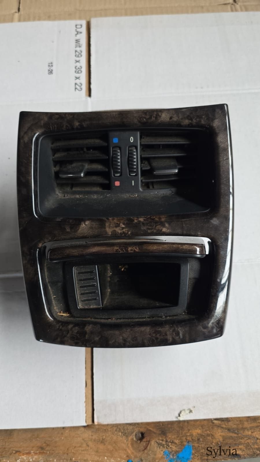 Achterste Ventilatierooster Luchtrooster Middenconsole Hout, Gebruikt, -, -, Ophalen of Verzenden