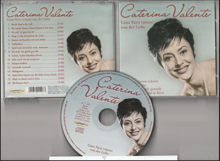 Caterina Valente - Ganz Paris träumt von der Liebe, Ophalen of Verzenden, Zo goed als nieuw
