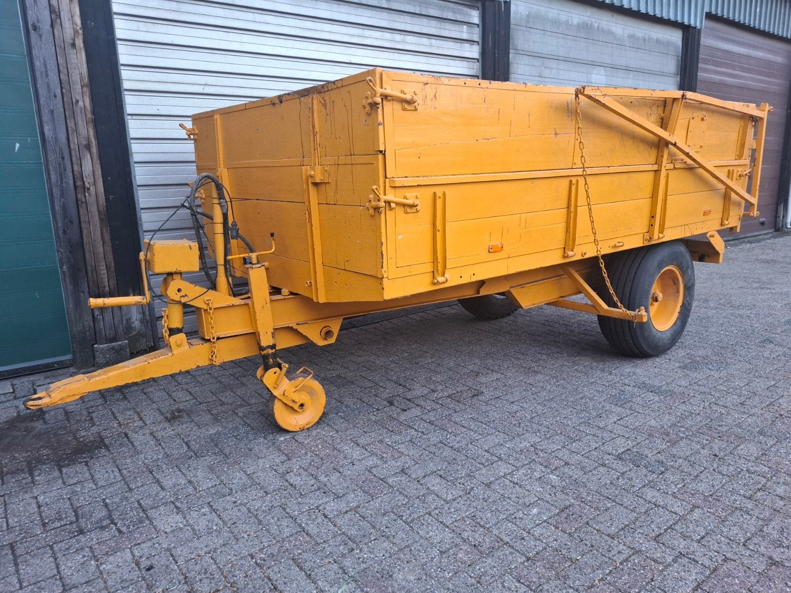 Kipper kiepwagen kiepkar kipper kieper transportwagen, Ophalen of Verzenden, Glastuinbouw, Transport