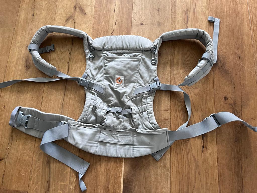 Ergobaby draagzak – grijs (goed gebruikt), Overige merken, Gebruikt, Ophalen of Verzenden, Buik, Rug of Zij