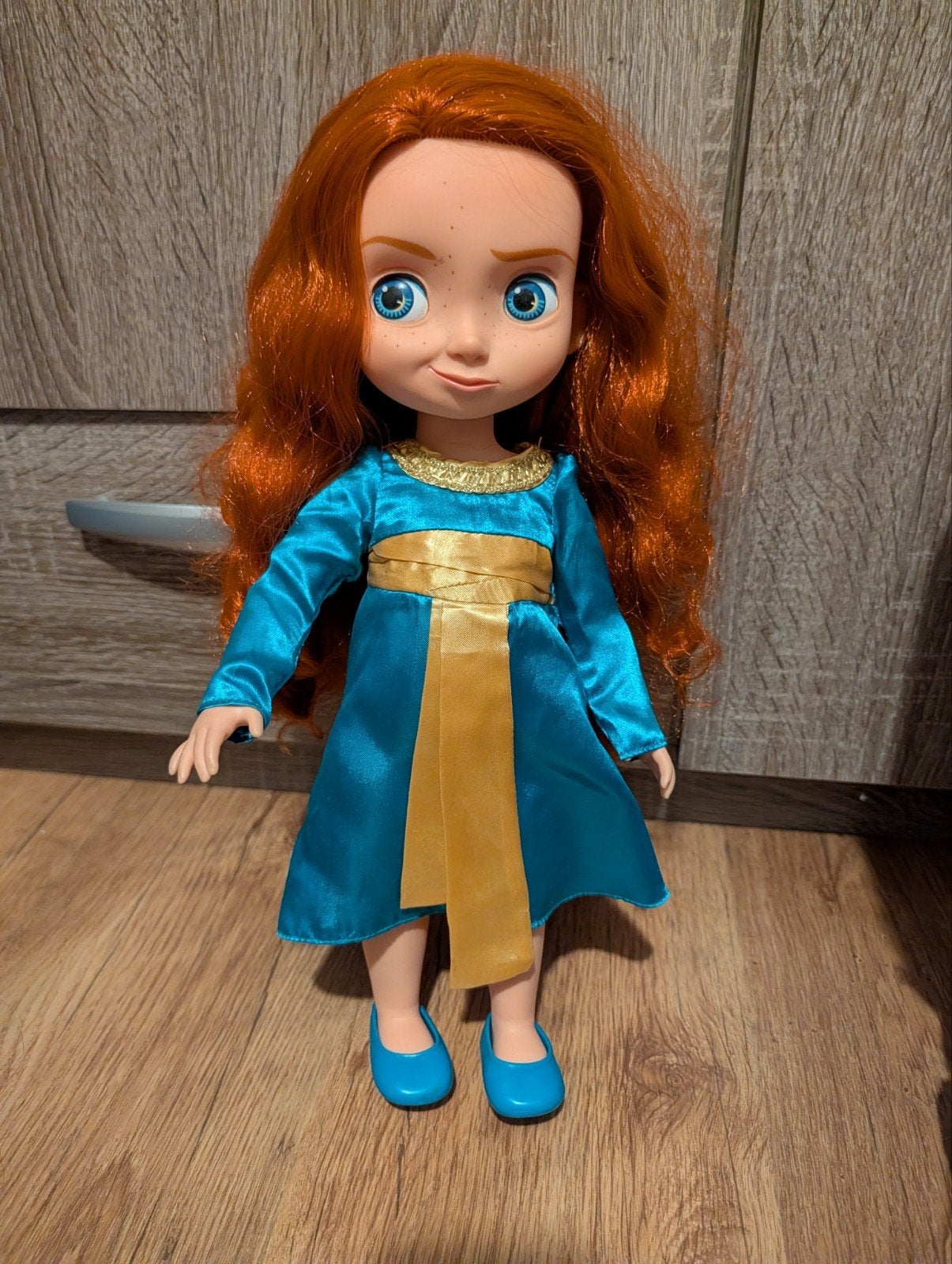 Disney Animator Merida pop met rood krullend haar, Ophalen of Verzenden, Zo goed als nieuw, Beeldje of Figuurtje