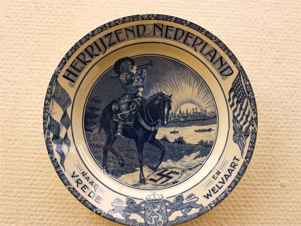 Societe CeramiQue Herdenkingsbord 52853, Ophalen of Verzenden, Gebruikt