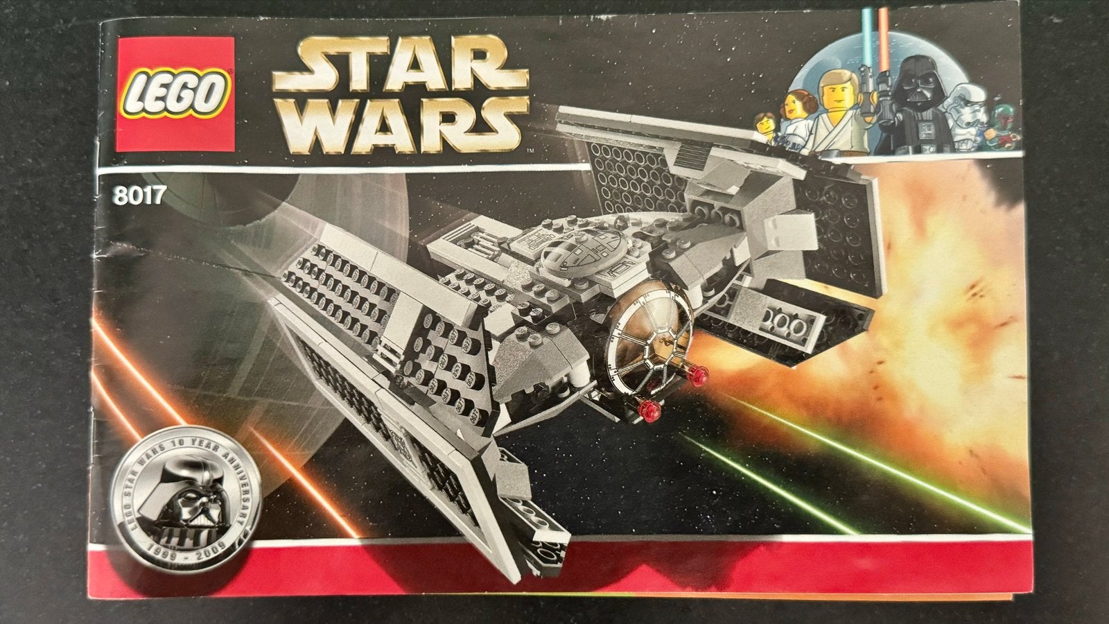 Lego Star Wars 8017 Darth Vader's TIE Fighter, Verzenden, Gebruikt
