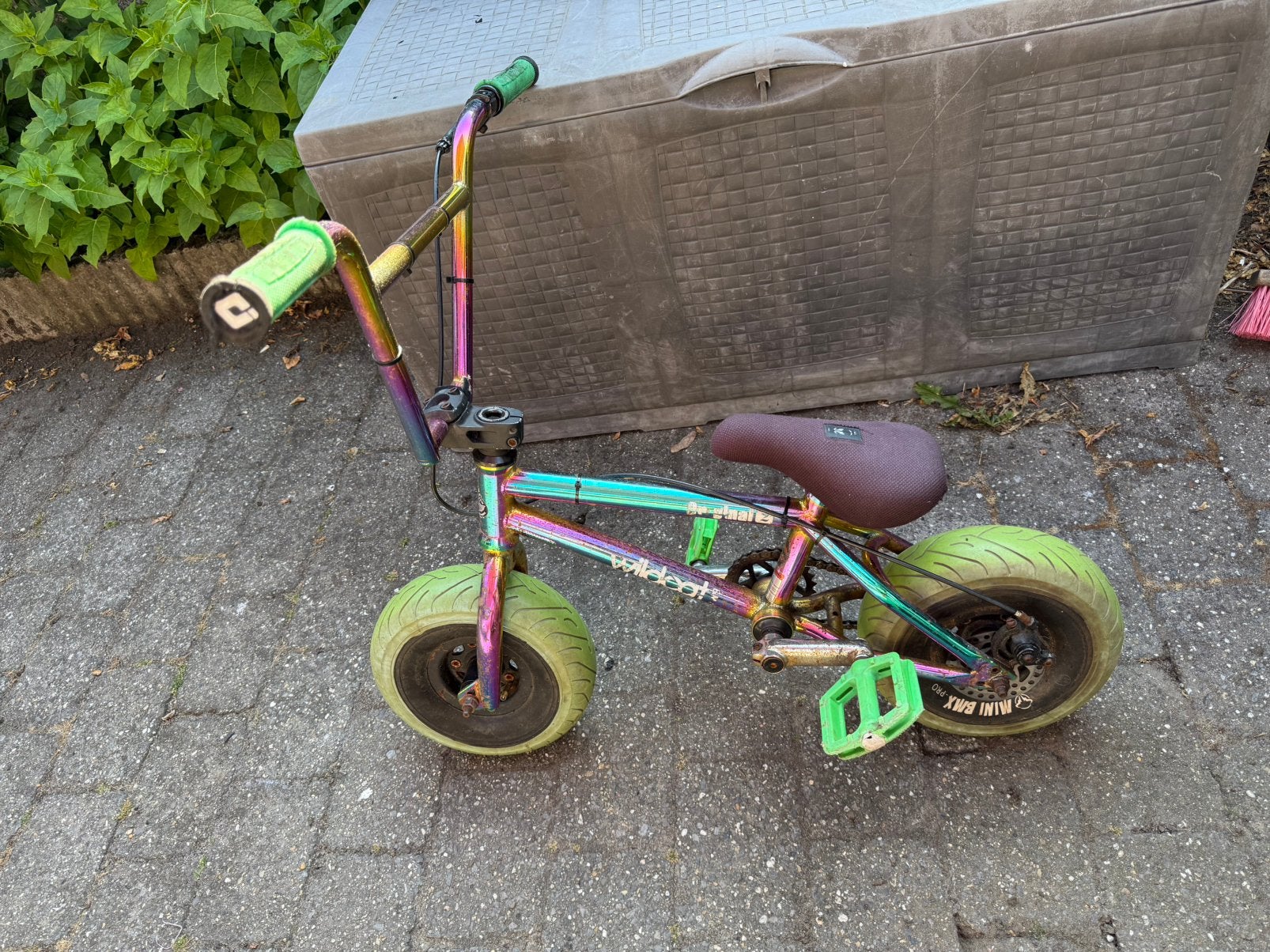 Mini bmx wildcat rocker, met rem, Ophalen, Zo goed als nieuw, Staal, Minder dan 16 inch