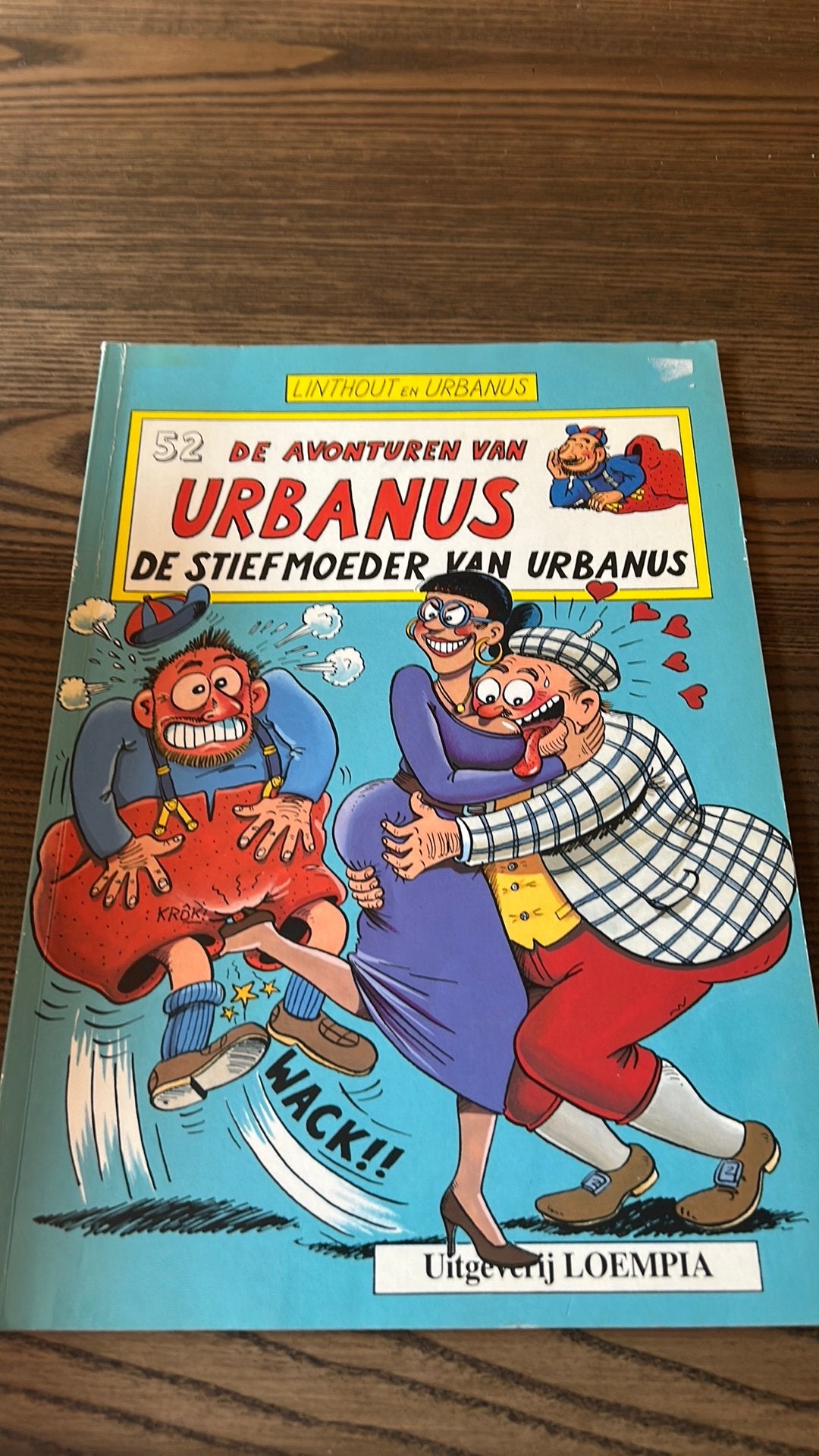 Linthout en urbanus 52 de stiefmoeder van urbanis, Eén stripboek, Ophalen of Verzenden, Zo goed als nieuw