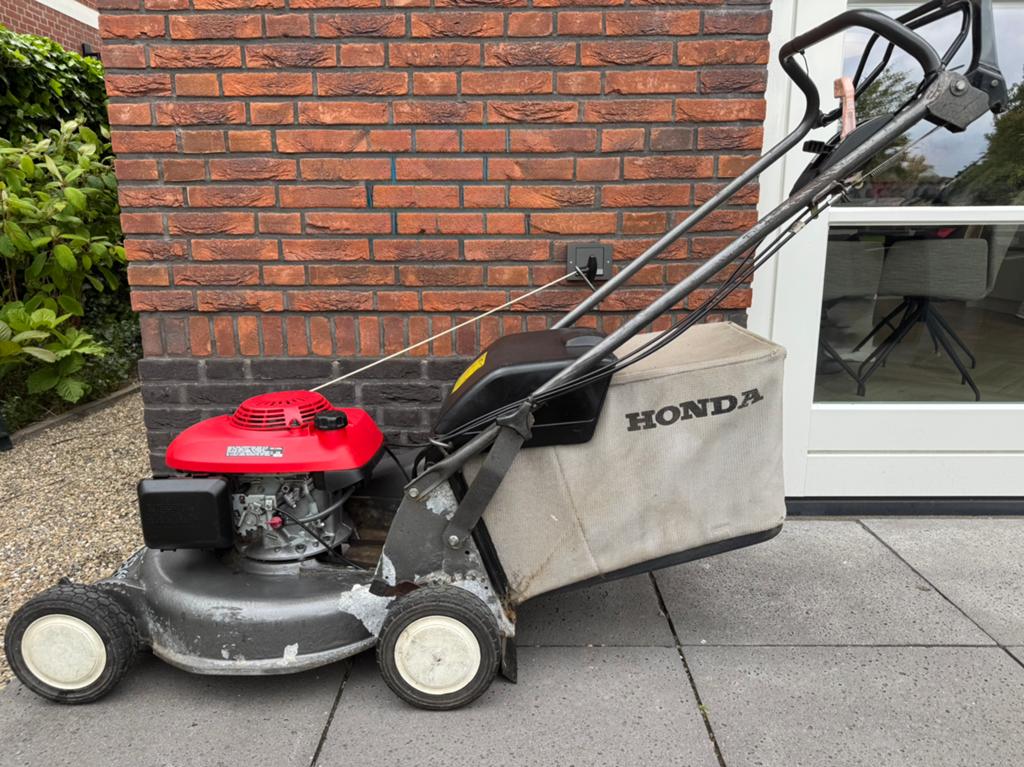 Honda HRD 536C professionele grasmaaier uit 2001., Cirkelmaaier, Gebruikt, Ophalen of Verzenden, Opvangbak