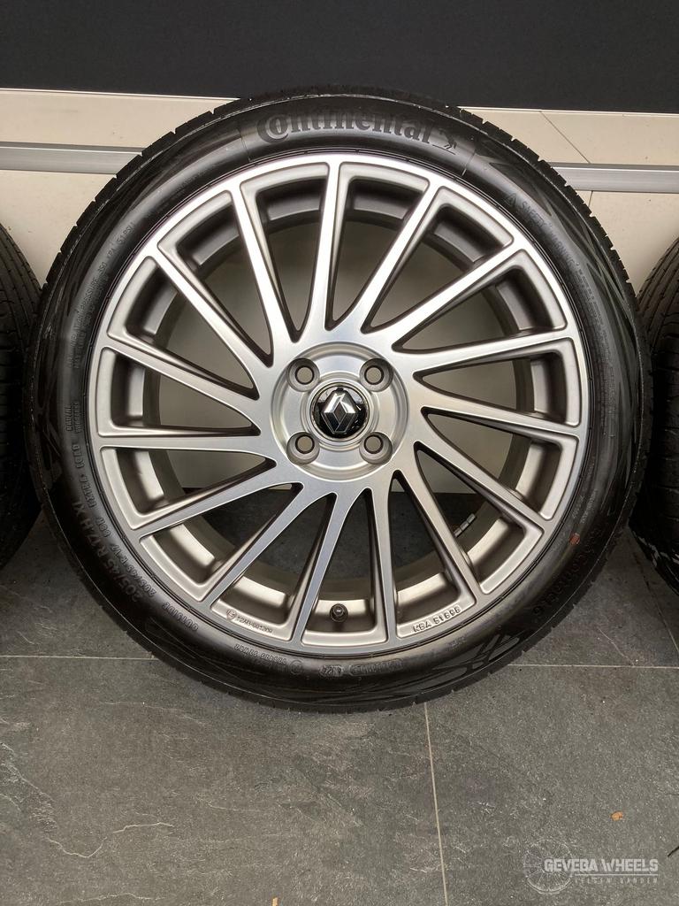 17''  Renault Clio V sport velgen + banden 4x100 205/45/17, Auto-onderdelen, Banden en Velgen, Gebruikt, -, -, Banden en Velgen