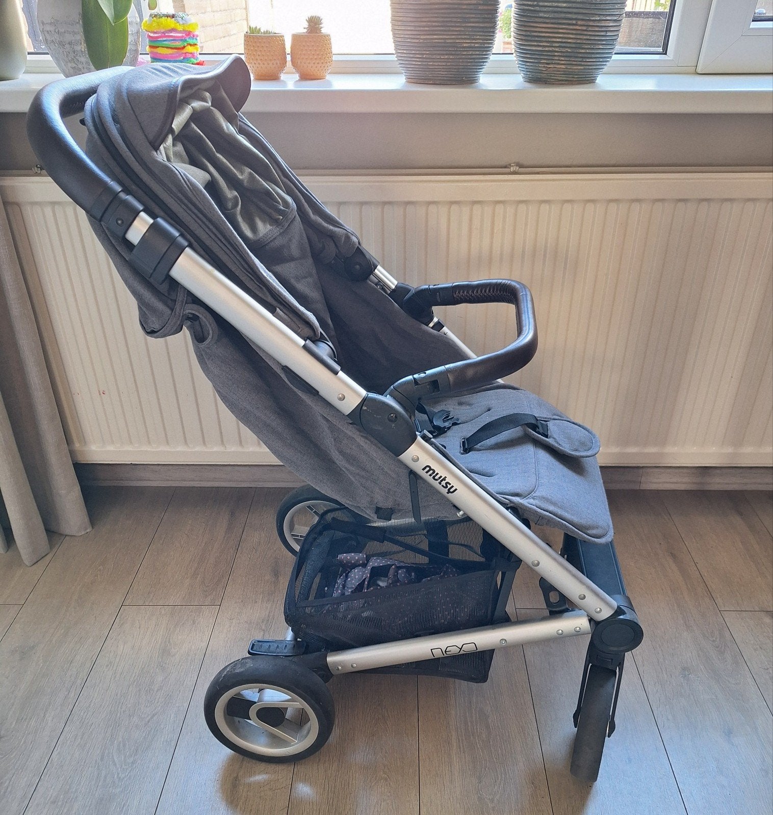 Mutsy Nexo kinderwagen, Gebruikt, Verstelbare duwstang, Mutsy, Ophalen