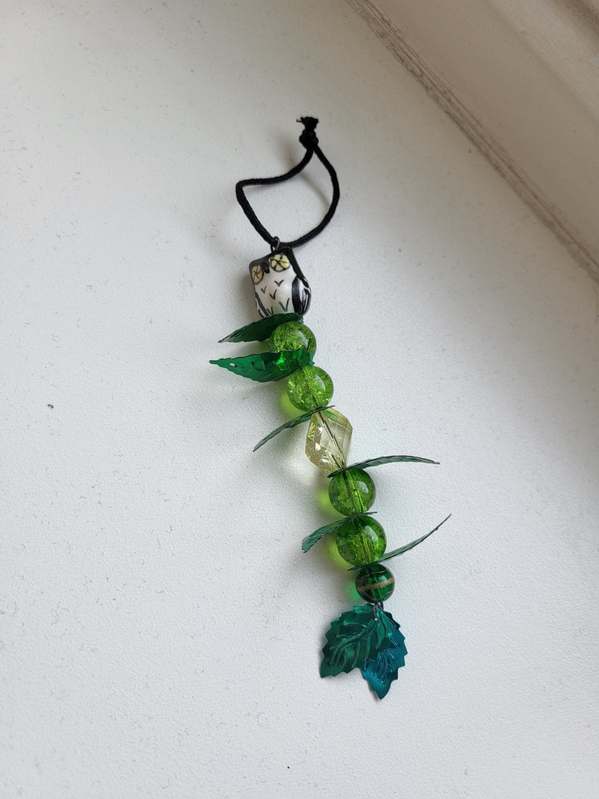 uil hanger handgemaakte uil sleutelhanger, Ophalen of Verzenden, Dier of Natuur